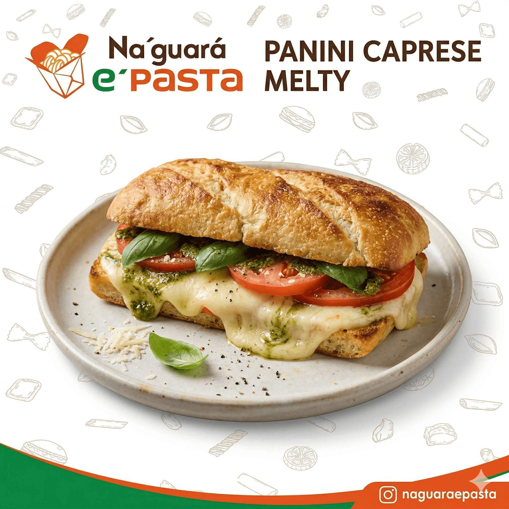 Panini Caprese Melty